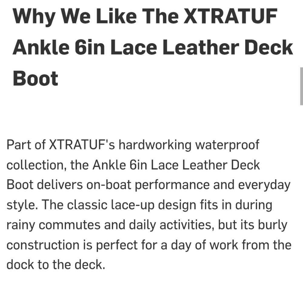 ~~XTRA TUF💗Leather Deck Boot~~ - Picture 16 of 16